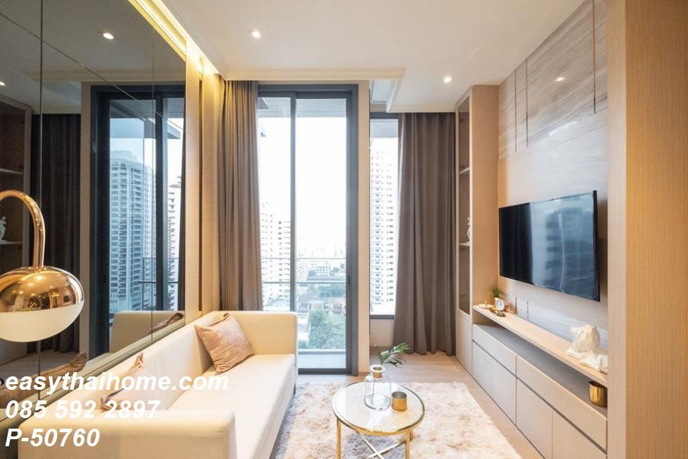 รูป P-50760 📢 เช่าคอนโด ไซต์ 1 นอน กับโครงการ | ดิ เอส อโศก ชั้น 15 ใกล้ มศว และ MRT สุขุมวิท Line: @easythaihome 085-592-2897 - รูปที่ 6/17