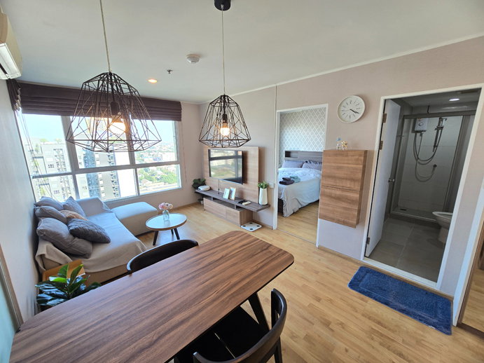 รูป 🔔New🔔 ให้เช่าห้องสวยชั้น 23 ตกแต่งใหม่ ฝั่งตะวันออก ที่ U Delight Residence พัฒนาการ-ทองหล่อ - รูปที่ 3/23