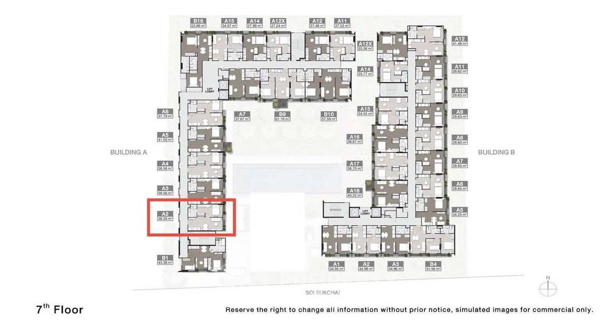 รูป คอนโด 1 ห้องนอน 38 ตร.ม. Noble Ambience สุขุมวิท 42 ใกล้ BTS เอกมัย 300 ม. (ID 2179654) - รูปที่ 9/10