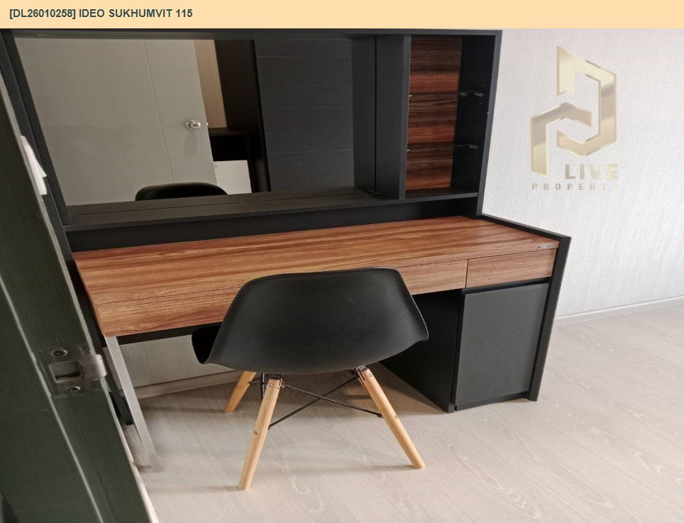 รูป DL26010258 ขายด่วน คอนโด ไอดีโอ สุขุมวิท 115(IDEO Sukhumvit 115)ห้องกว้าง เครื่องใช้ไฟฟ้าครบ โทรด่วน 0800343450 LineID @952jdxxk - รูปที่ 6/14