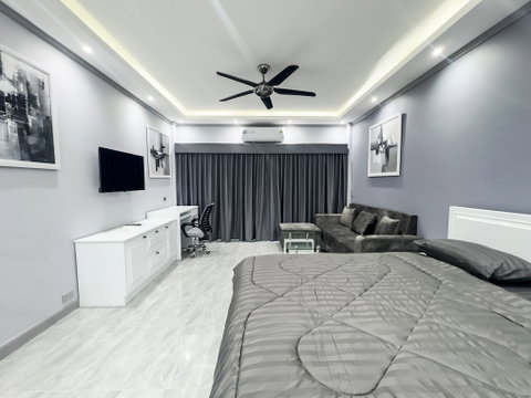 Baan Suan Lalana Studio Condo for Rent Jomtien Fully Furnished