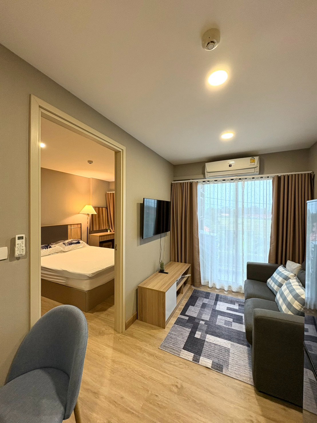 K2046 ให้เช่า Chatpetch park condo โนนม่วง #ใกล้มหาวิทยาลัยขอนแก่น  #ทิศเหนือ ตึก B ชั้น 3