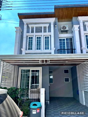 Townhouses for rent Tesco Lotus Srinakarindra : R3089 Townhome For Rent Golden Town Sukhumvit Lasalle