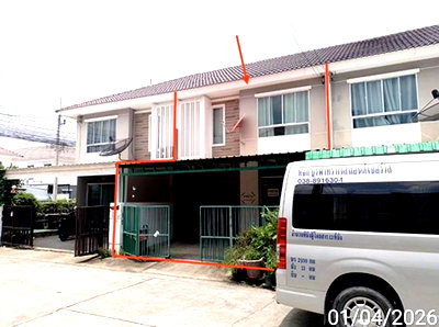 Townhouses for sale Si Racha Chonburi : TOWN HOUSE 19.8 Sq.w. Si Racha Chonburi for 1.5M
