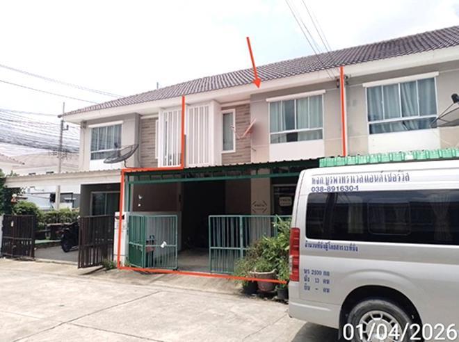 picture TOWN HOUSE 19.8 Sq.w. Si Racha Chonburi for 1.5M - 1/16