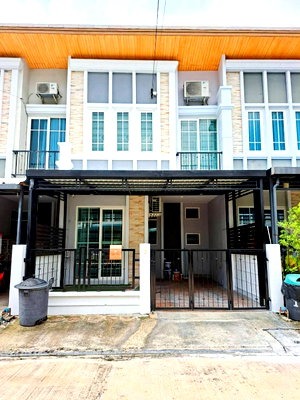 ขายทาวน์โฮม : ✨ขาย ทาวน์โฮม 2 ชั้น  Golden Town Ramintra - Khubon  บ้านมือสองสภาพใหม่พร้อมอยู่✨ ดีไซน์สไตล์อังกฤษสายมูไม่ควรพลาด