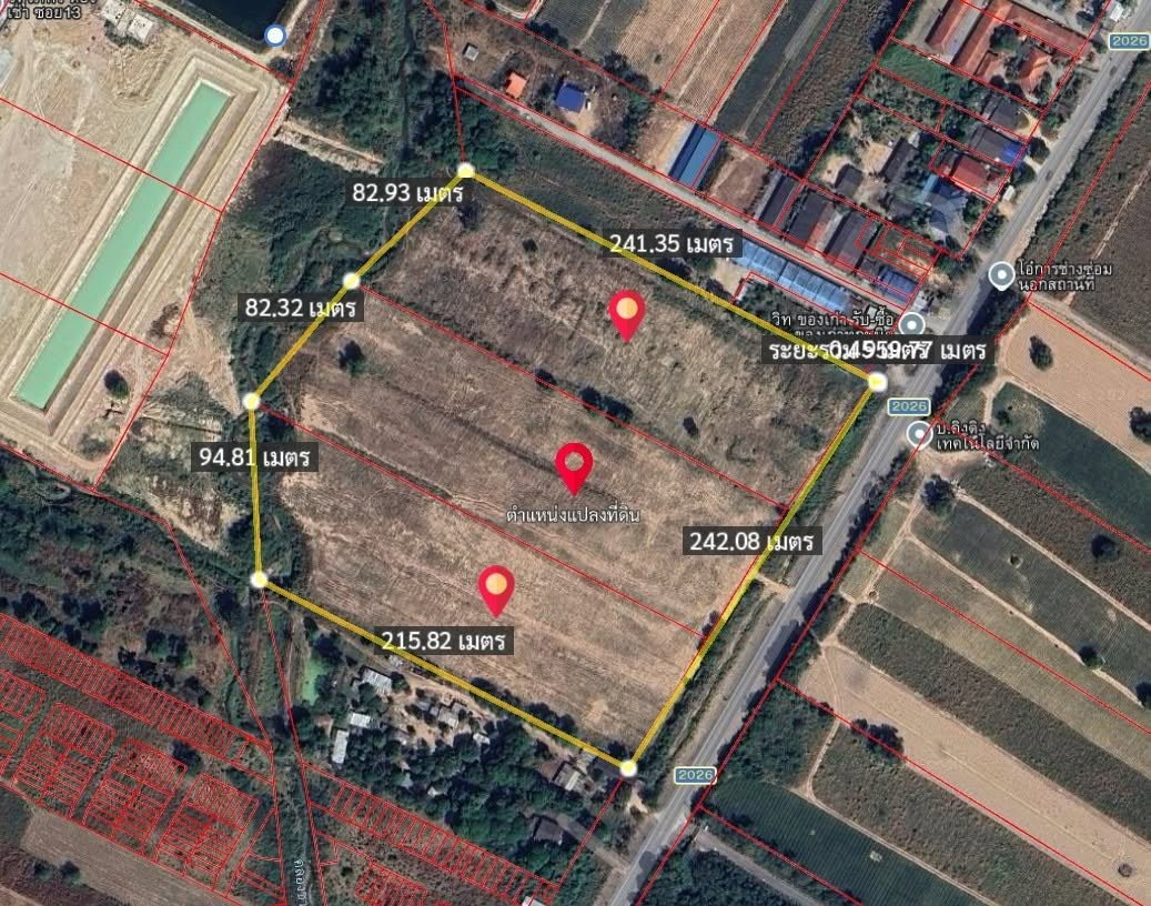 รูป ขายที่ดินผังสีม่วงลาย นิคมพัฒนา ซอย 12 ระยอง 36 ไร่ 3 งาน 67.3 ตร.ว. ติดถนน - รูปที่ 3/5
