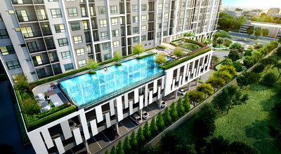 Condos for rent : High-floor unit with a beautiful view, near BTS Talat Phlu. Ready to move in on Sept 1st—book now! ✨🏙️ 🔥 For Rent: Supalai Park Talat Phlu Station