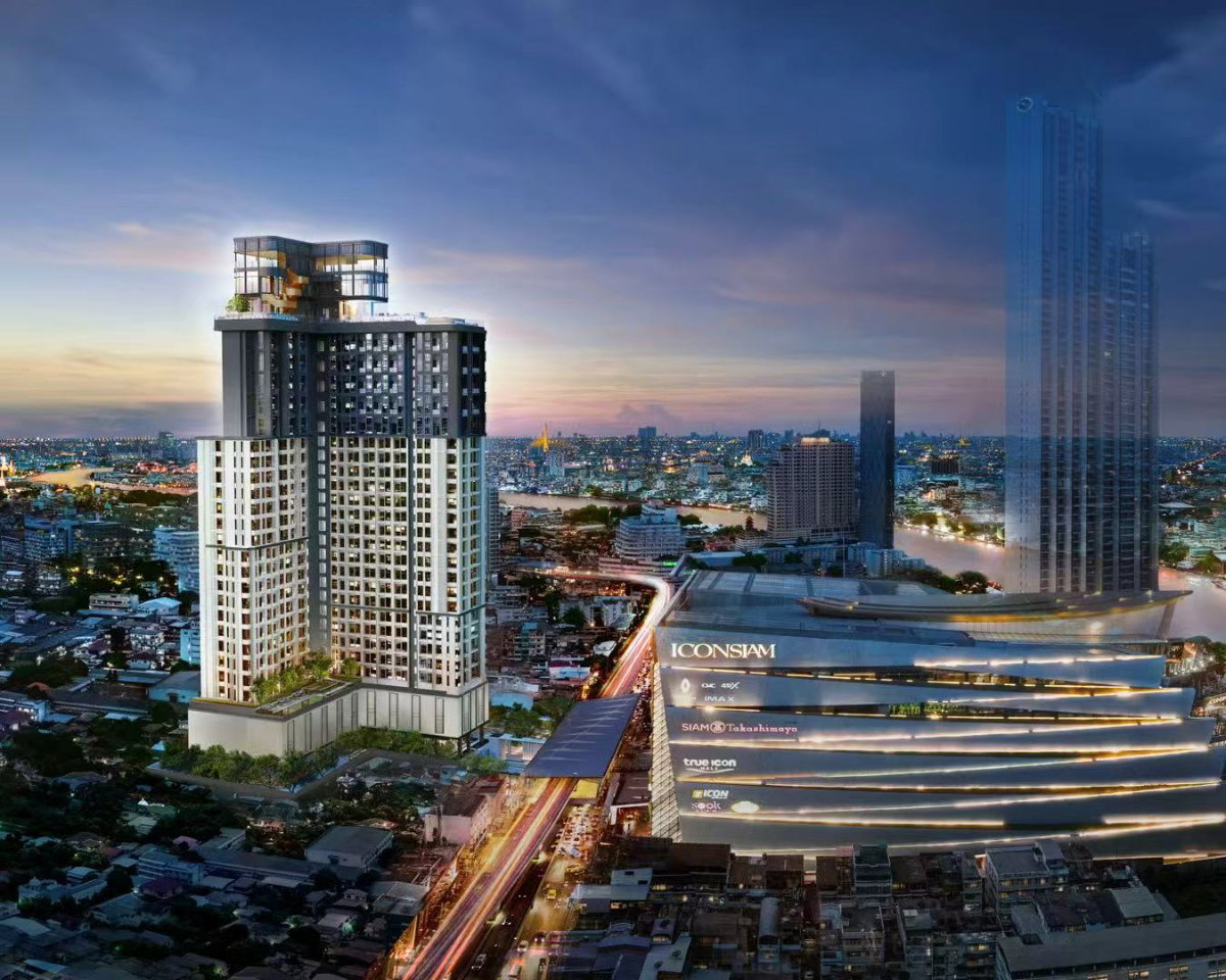RHYTHM Charoennakhon Iconic ชั้น 15 (1 Bed Plus) 43.5 ตร.ม. ทำเลทองตรงข้าม ICONSIAM ใกล้รถไฟฟ้า เฟอร์ครบพร้อมอยู่