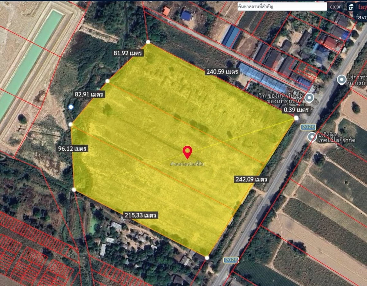 รูป ขายที่ดินผังสีม่วงลาย นิคมพัฒนา ซอย 12 ระยอง 36 ไร่ 3 งาน 67.3 ตร.ว. ติดถนน - รูปที่ 2/5