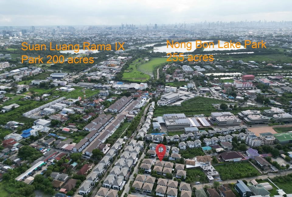 รูป ให้เช่า บ้านเดี่ยวขนาด 54 ตรว. 228 ตรม. 4 นอน 4 น้ำ บ้านลุมพินีสวนหลวงร.9  ราคา 110,000 บาท ติดต่อ โทรฯ0894282491  ไลน์ ไอดี :jeabmona - รูปที่ 29/29