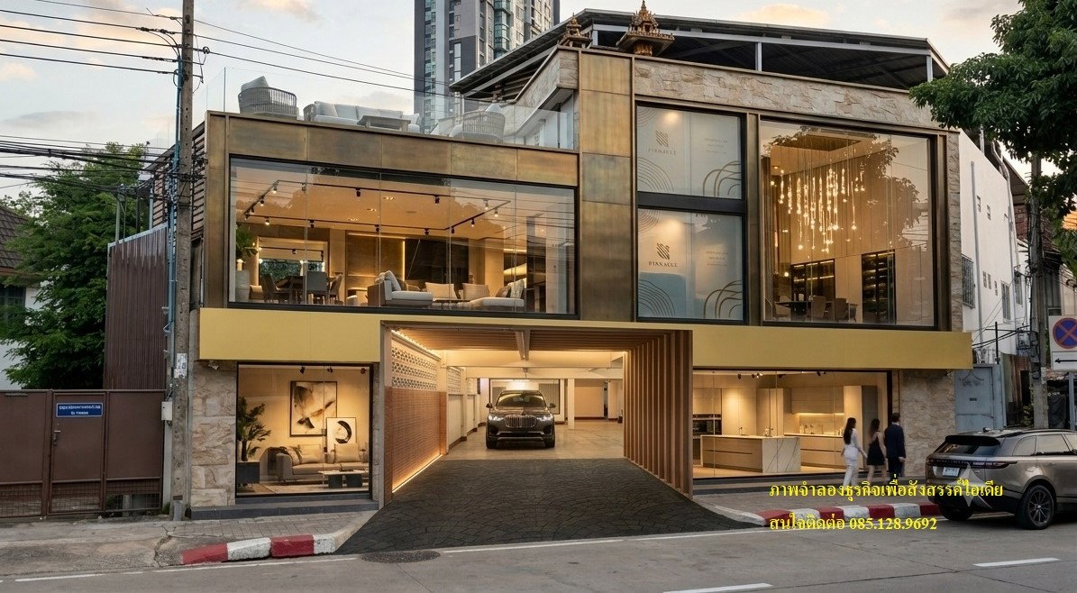รูป ขายตึกแถว/โชว์รูมติดถนนพระราม 3 ทะลุสาทร สีลม นางลิ้นจี่ เพียงไม่กี่นาที!! - รูปที่ 1/13