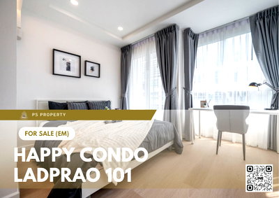 Condos for sale : Urgent Sale 🔥 Happy Condo Ladprao 101 🔥 2 bedrooms, 2 bathrooms. Prime location right on Ladprao 101 Road.