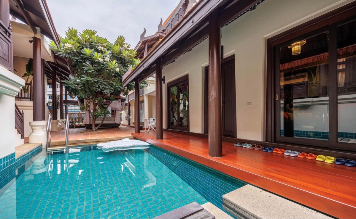 รูป เช่าพูลวิลล่า ถนนสุขุมวิท 40 สวย หรูหรา ครบวงจร สนใจแอตไลน์ครับ@841qqlnr - รูปที่ 2/18