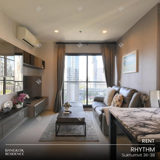 รูปภาพ เช่าคอนโด ⭐ Rhythm Sukhumvit 36-38, 1นอน 50ตร.ม. 45k 🌃 ยูนิตสวย วิวโล่ง ใกล้ BTS ทองหล่อ