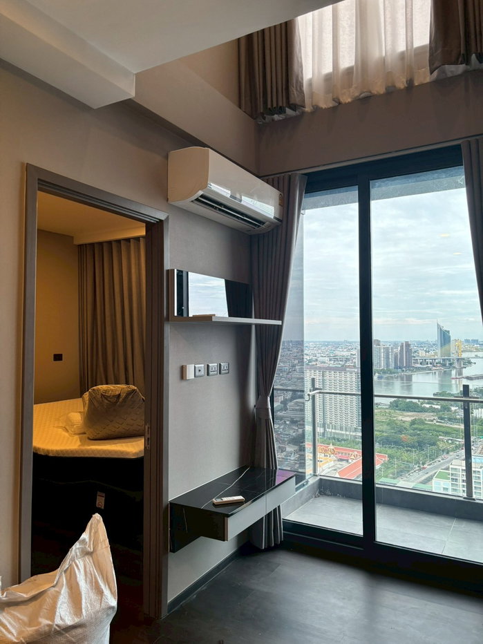 picture For Rent Brand New Duplex! 2-Bed 2-Bath at Sapphire Rama 3, High Floor, Stunning River View (38,000 THB/Month) - 18/18