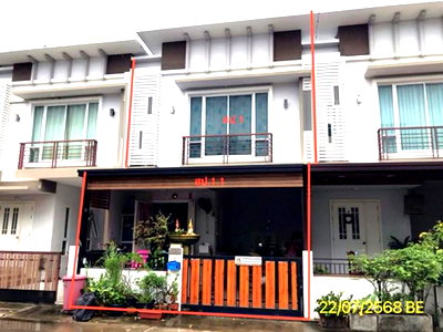 Townhouses for sale Boromarajonani College Of Nursing Bamrasnaradura : TOWN HOUSE 21.6 Sq.w. Muang Nonthaburi Nonthaburi for 3.1M