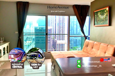 Condos for rent : Highlight✨ 2 Bedrooms 🚇 Near MRT Rama 9💥📲 Line: @homeavenue ⭐HA-5064