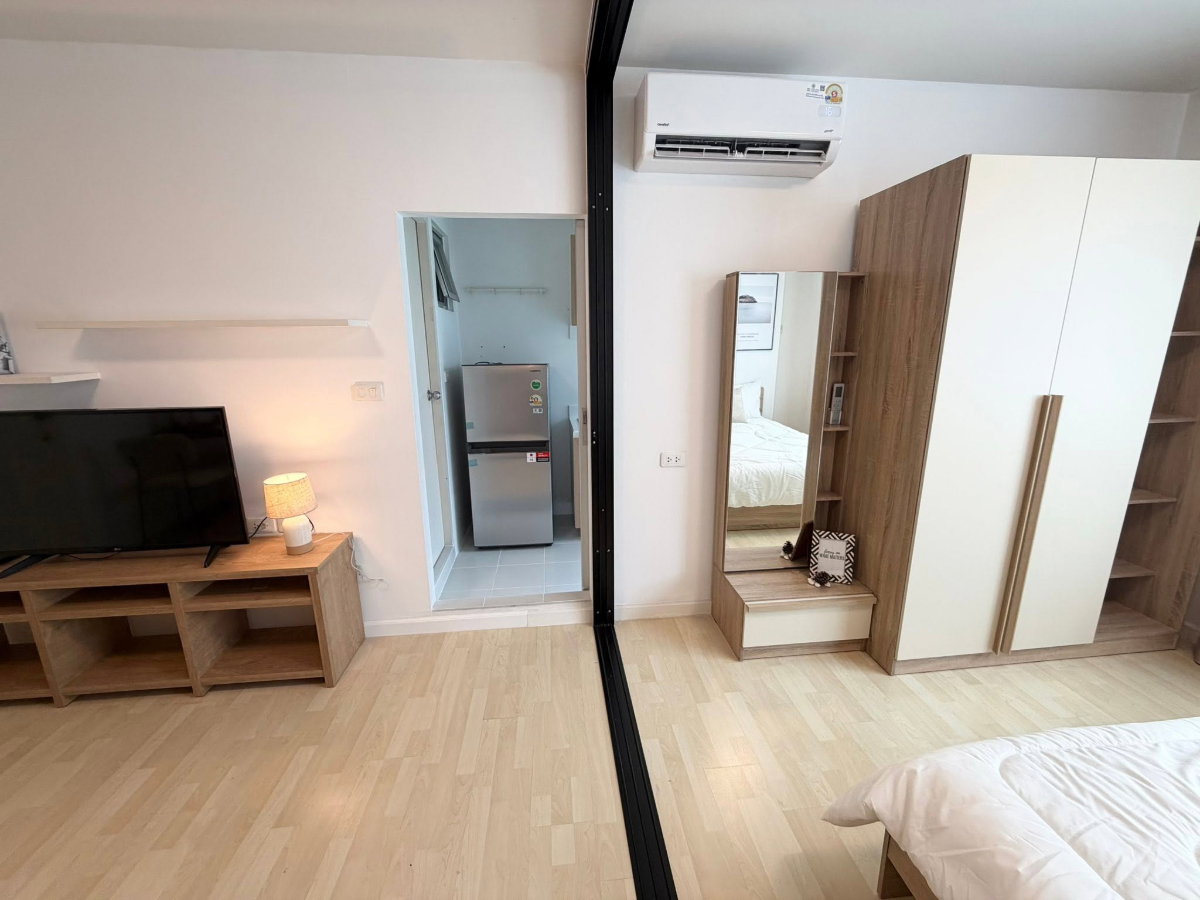 รูป 🌳ขาย ดีคอนโด รามอินทรา   D condo Ramindra ดีคอนโด รามอินทรา  ทำเลใจกลางติดถนนใหญ่ ใกล้รถไฟฟ้าสายสีชมพู✨สถานีมัยลาภ เพียง 300 เมตร - รูปที่ 2/7