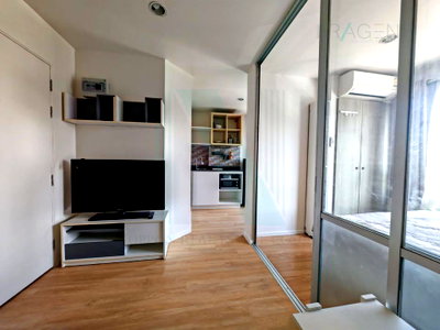 Condos for rent : 🚩 For Rent Condo LUMPINI VILLE ONNUT - PHATTHANAKAN Building C2, Floor 3,1 bed room, Room size 23 sqm