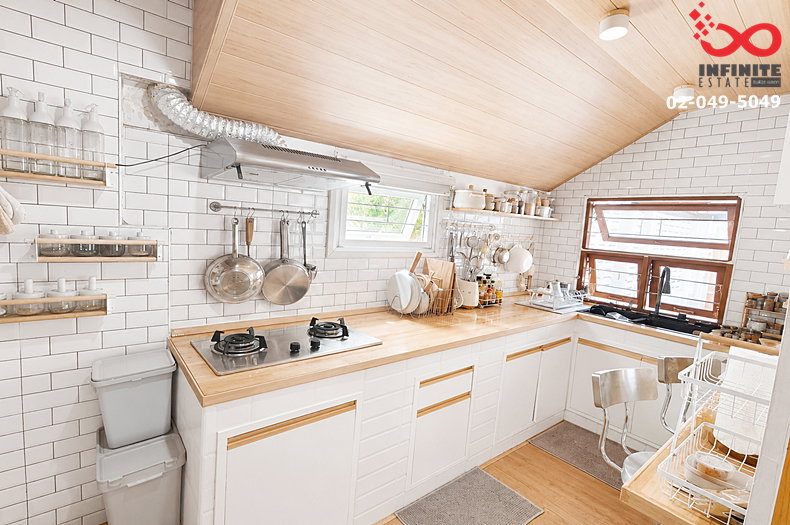 รูป ขายบ้านเดี่ยว 1 ชั้น 45 ตรว. ประเสริฐมนูกิจ 42 หลังมุม สไตล์มินิมอล หมู่บ้านสราญรมย์ ใกล้แยกเกษตร–นวมินทร์  - รูปที่ 15/20