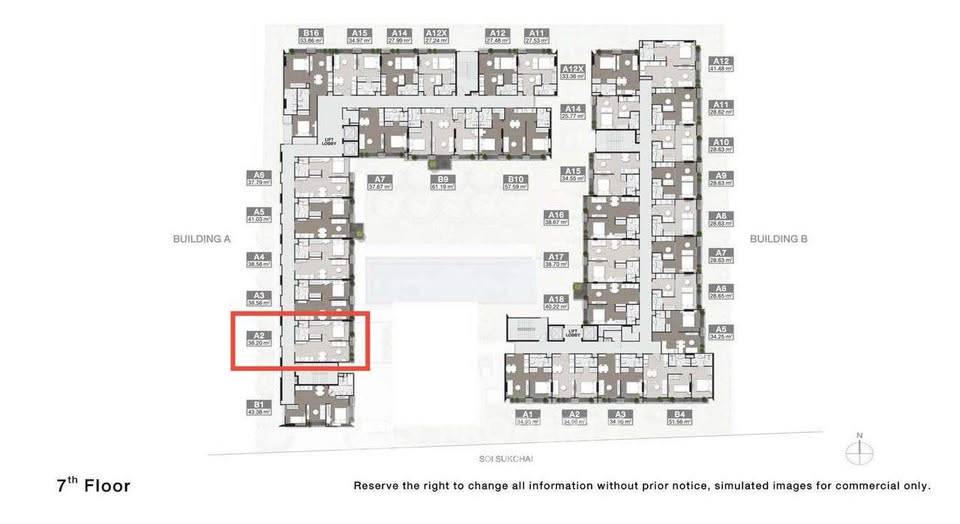 รูป คอนโด 1 ห้องนอน ขนาด 38 ตร.ม. โครงการ Noble Ambience Sukhumvit 42 ใกล้ BTS เอกมัย 300 ม. (ID 2445914) - รูปที่ 15/15
