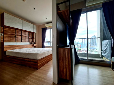 Condos for rent : ✨ For Rent: Motif Condo Wongwian Yai | Owner Direct ✨ High-floor unit with open city view, no building blocking 