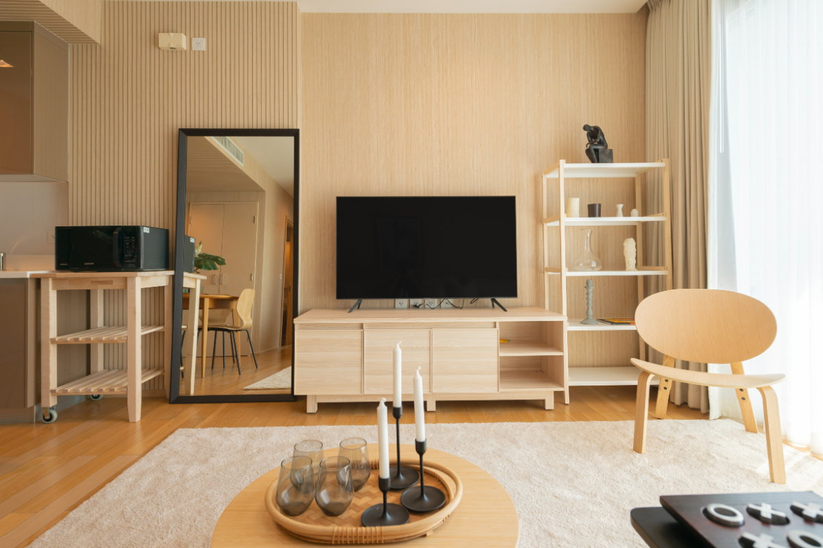 รูป SIRI at Sukhumvit 2 Bed แต่งครบมินิมอลญี่ปุ่น ห้องโปร่งรับลมวิวแม่น้ำทิศใต้ มีอ่างอาบน้ำ ห้องจริงสวยพร้อมเข้าอยู่ - รูปที่ 6/17
