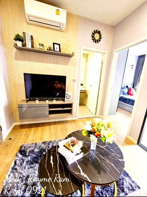 Condos for rent : 🎈#MT2607_035 🎈💥Urgent💥 Guaranteed availability! Click quickly before it's gone‼️ For Rent 15k.🔥 Modiz Rhyme Ramkhamhaeng Condo