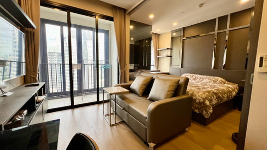 รูปภาพ Ashton Asoke, rooms decorated in modern luxury black tones. Fully built-in furniture Just carry your bags and move in. 1 bedroom, 1 bathroom.