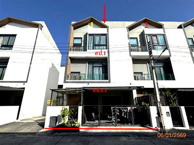 Townhouses for sale Bangkok : TOWN HOUSE 26.6 Sq.w. Bang Khun Thian Bangkok for 4.7M