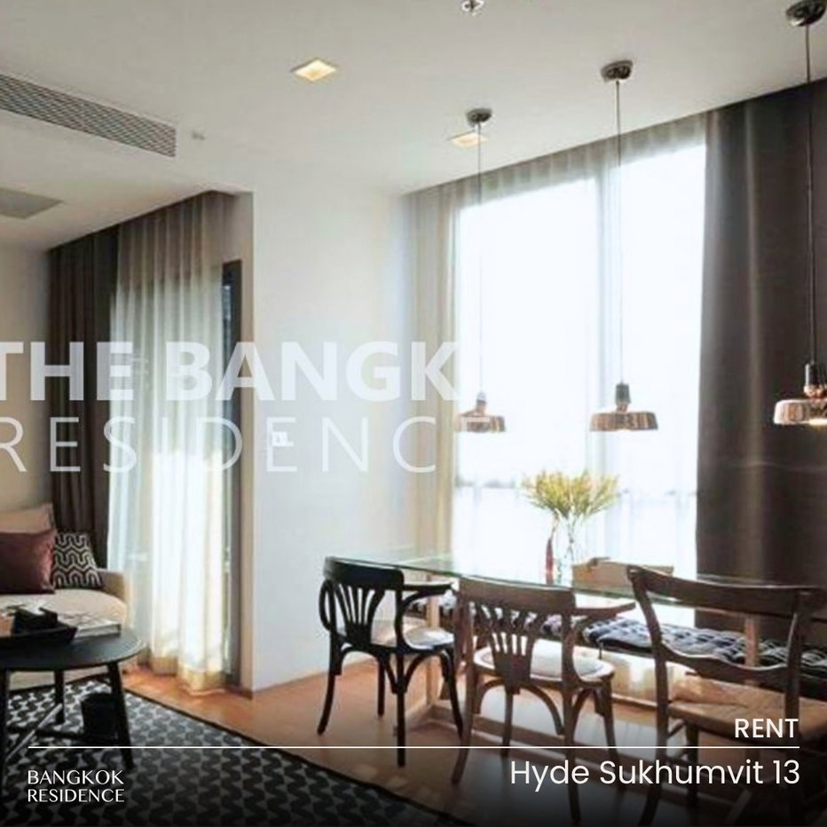 รูป เช่าคอนโด 💎 Hyde Sukhumvit 13 1นอน 45ตร.ม. 30k ⭐ ห้องแต่งสวย ราคาดี ใกล้ BTS นานา  - รูปที่ 1/9