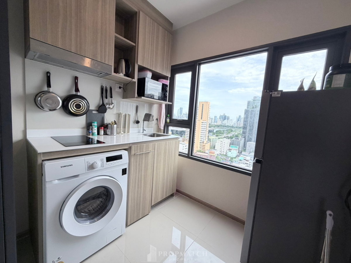 รูป PM038566 ✨Flash Deal ✨ Life Rama 4 - Asoke (1Bed 1Bath 32 SQM.) พร้อมอยู่ ! เพียง 25,000 บาทต่อเดือน Tel.0981315848 @propmatch - รูปที่ 4/8