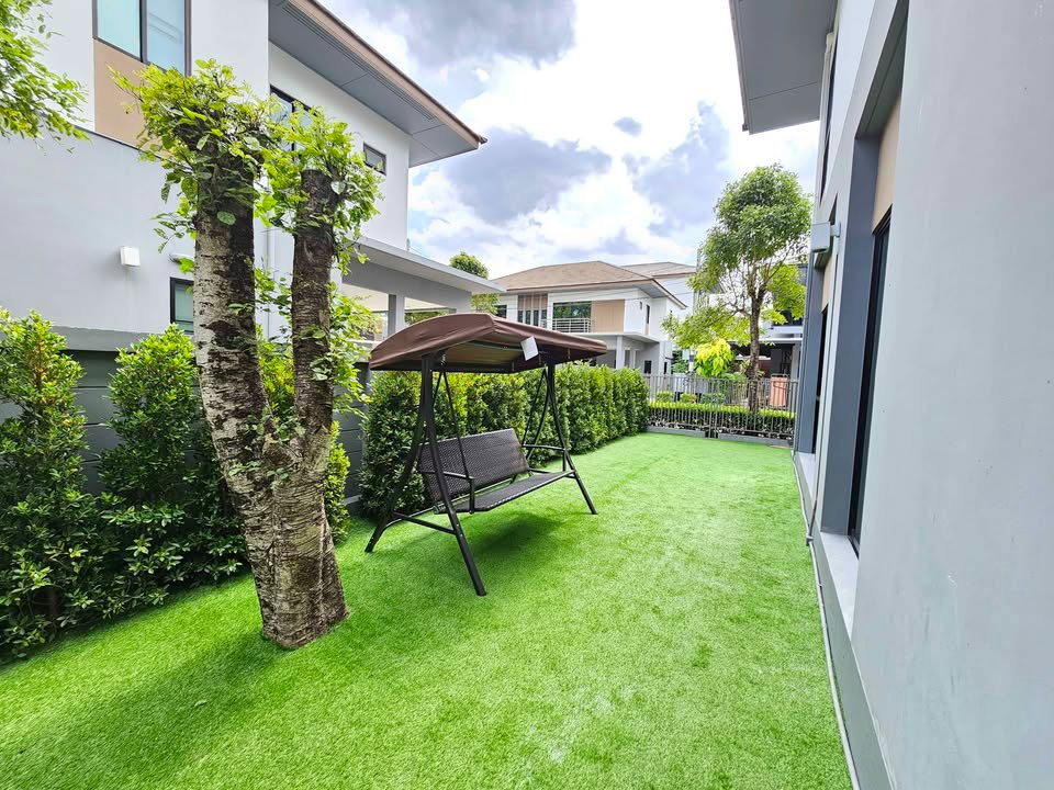 รูป ให้เช่า บ้านเดี่ยวขนาด 54 ตรว. 228 ตรม. 4 นอน 4 น้ำ บ้านลุมพินีสวนหลวงร.9  ราคา 110,000 บาท ติดต่อ โทรฯ0894282491  ไลน์ ไอดี :jeabmona - รูปที่ 5/29