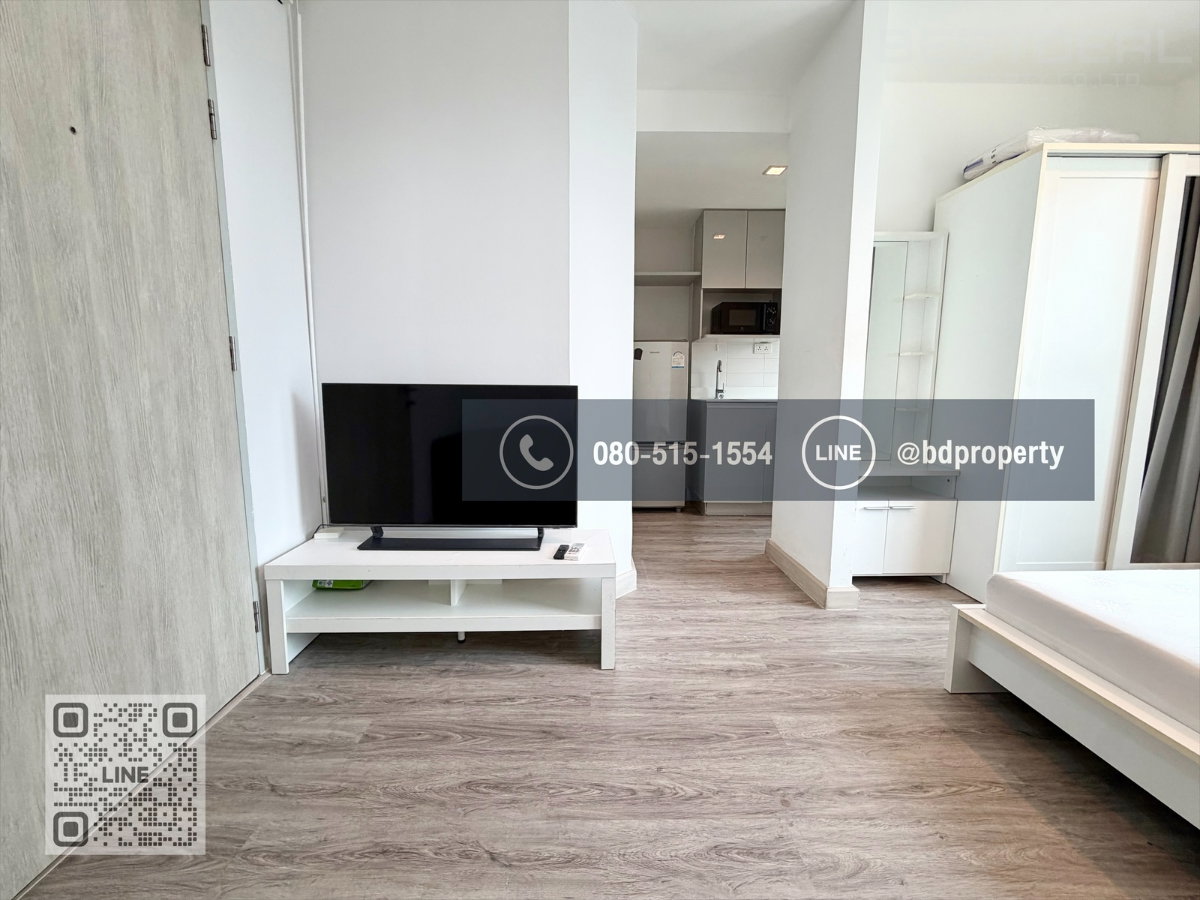 รูป Bestdeal ให้เช่า Studio 22ตรม.ราคา 13,000/เดือนเท่านั้น เฟอร์นิเจอร์และเครื่องใช้ไฟฟ้าครบ “IDEO MOBI RAMA 9” ใกล้MRT และ เซ็นทรัลพระราม 9 เพียง 80 ม. - รูปที่ 2/10