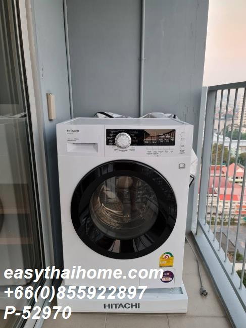 รูป P-52970 | ปล่อยเช่า ISSI Condo Suksawat (อิซซี่ คอนโด สุขสวัสดิ์) 🔥✨ ห้องสตูดิโอ ชั้นสูง วิวแม่น้ำ เฟอร์ครบ พร้อมเครื่องซักผ้า พร้อมเข้าอยู่! ✨ - รูปที่ 9/16