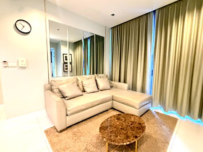 Condos for rent : Luxury condo for rent near BTS Chong Nonsi | Nara 9 Project | 2 bedrooms, size 66 sq m., fully furnished, ready to move in, near The Empire    
