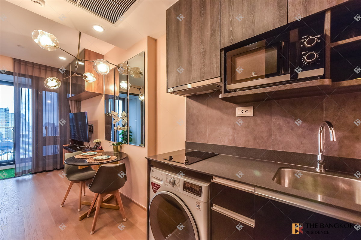 รูป เช่าคอนโด⭐Ashton Chula-Silom 1นอน 34ตร.ม. 28k 💛 ห้องBuilt in สวย แต่งครบ ใกล้ MRT สามย่าน  - รูปที่ 8/10