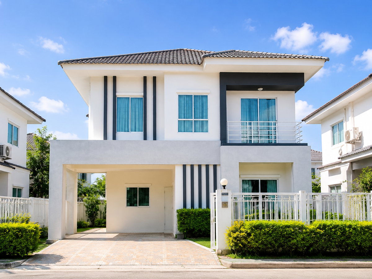 รูป ให้เช่าบ้านเดี่ยว ม.แลนซิโอคริป บ่อวิน ศรีราชา - รูปที่ 1/20
