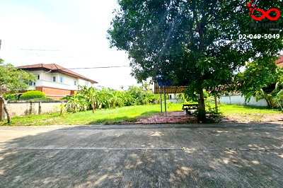 ที่ดิน เขตสายไหม : ขายที่ดิน ถนนรามอินทรา 130.8 ตร.ว. ถมแล้ว ซอยรามอินทรา 103/3 หมู่บ้านแมกไม้ เหมาะสร้างบ้าน ใกล้รถไฟฟ้า