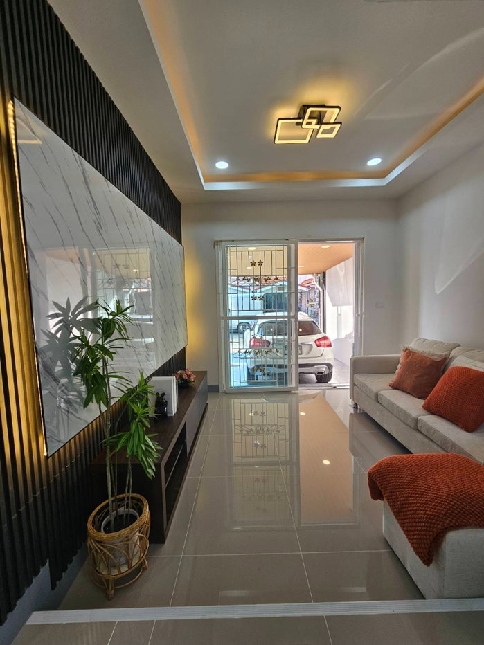 รูป บ้านเดี่ยวชั้นเดียว รีโนเวทใหม่ กว้างมากๆ หมู่บ้านนันทวัน10 ซอยเลียบวารี37 คู้ขวา หนองจอก บ้านสวย ทำเลดี เฟอร์นิเจอร์ครบพร้อมเข้าอยู่ - รูปที่ 6/22