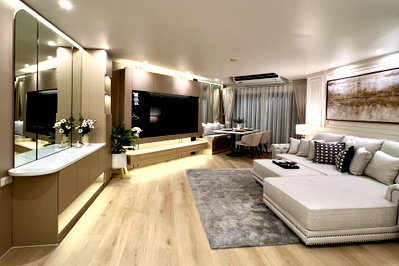 Condos for sale : 🔥 For Sale !! Belle Park Residence, 3 bedroom, 2 bathroom, high floor 17++, Spacious room !! Code C20260700003 furnished, Special Deal!!📣📣