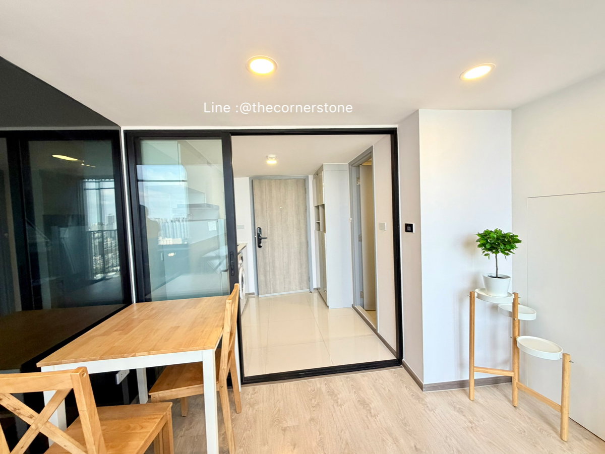 picture Ready to move in❗️𝟐𝟒,𝟎𝟎𝟎 Bath/ Month " 𝐒𝐨𝐡𝐨 𝐁𝐚𝐧𝐠𝐤𝐨𝐤 𝐑𝐚𝐭𝐜𝐡𝐚𝐝𝐚 " Duo Space 1 Bedroom, City View, Near : MRT-Huai Khwang - 7/17