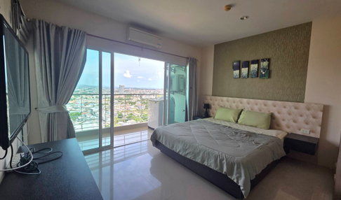 🎥 ⛵ AD Hyatt ⛵ City view / 32F / 1bedroom >> THB15,000/month彡
