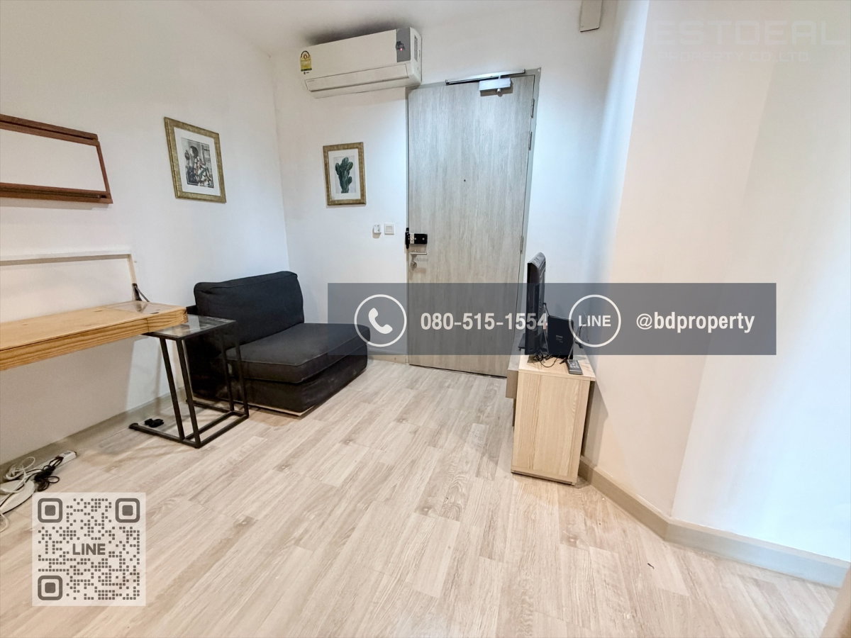 รูป Bestdeal ขายด่วน ขายเพียง 2.55 ล้านเท่านั้น ราคาต่ำกว่าตลาด Studio 22 sqm. ราคาร่วมทุกค่าใช้จ่าย ดูลงทุนไม่ควรพลาด ใกล้MRT และ เซ็นทรัลพระราม 9 - รูปที่ 7/14