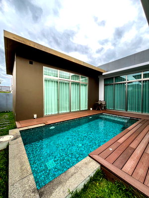 ขายบ้านเดี่ยว : ขาย | Pool Villa ชั้นเดียว พร้อมสระว่ายน้ำส่วนตัว ✨ บ้านหรูทำเลศักยภาพ ใกล้โรงเรียนนานาชาติ  #CHD101833