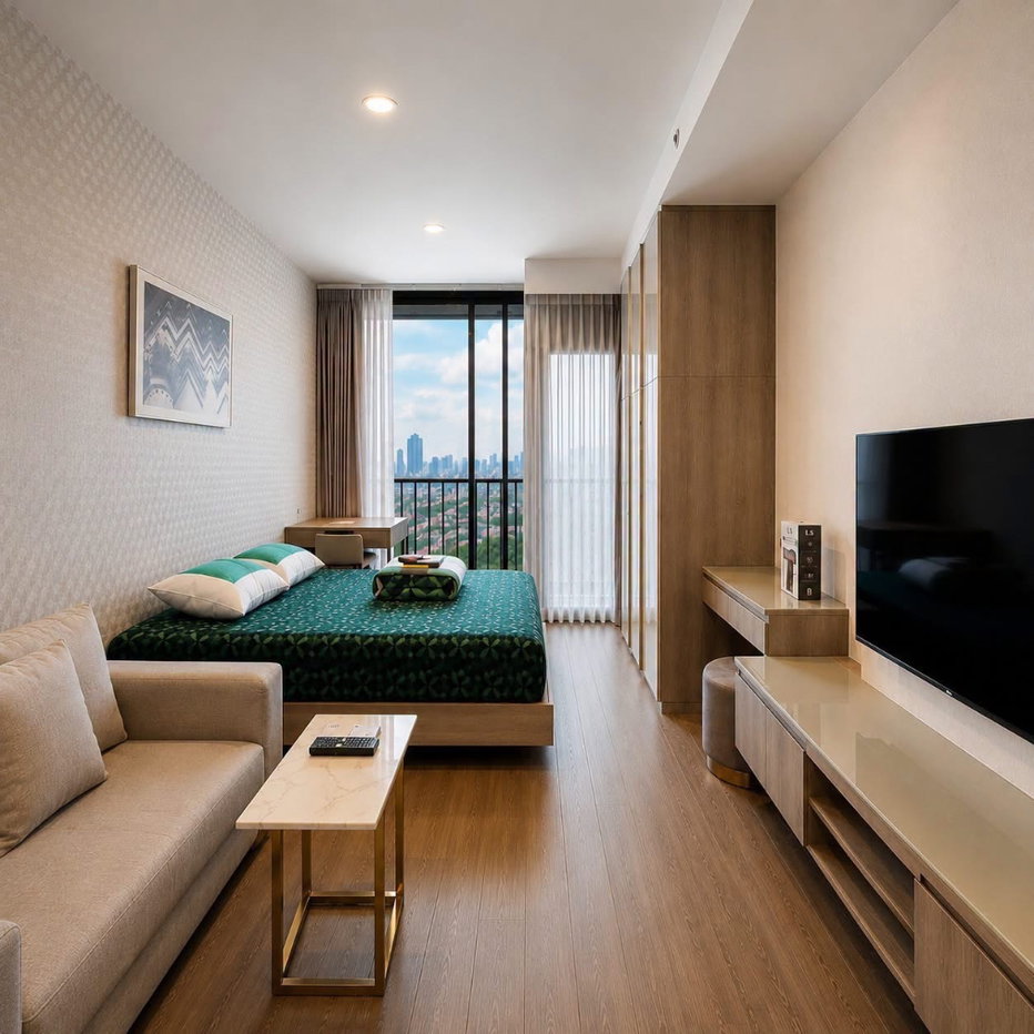 รูป 🏙️ Luxury Condo for Rent in Central Bangkok ✨ Ready to Move In 📍 Park Origin Phaya Thai - รูปที่ 2/5