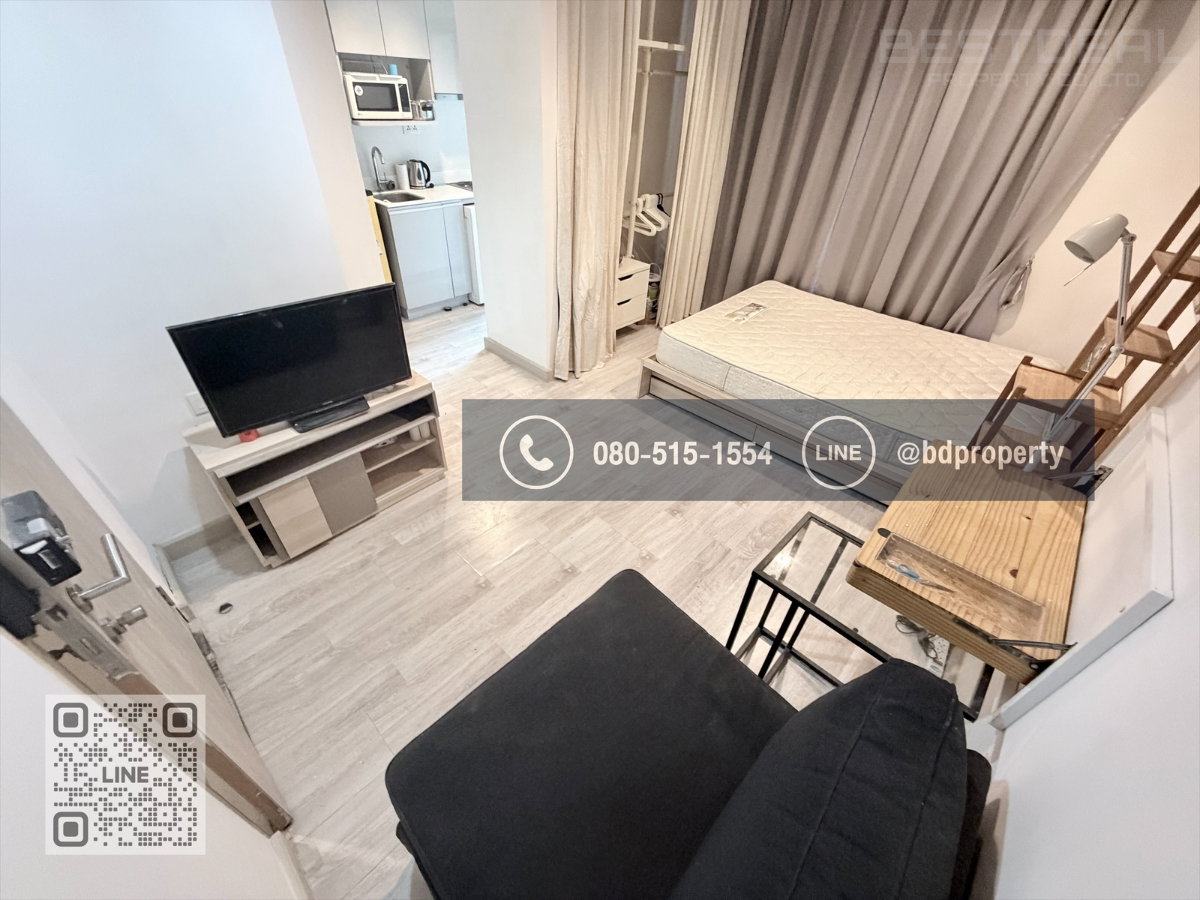 รูป Bestdeal ขายด่วน ขายเพียง 2.55 ล้านเท่านั้น ราคาต่ำกว่าตลาด Studio 22 sqm. ราคาร่วมทุกค่าใช้จ่าย ดูลงทุนไม่ควรพลาด ใกล้MRT และ เซ็นทรัลพระราม 9 - รูปที่ 4/14