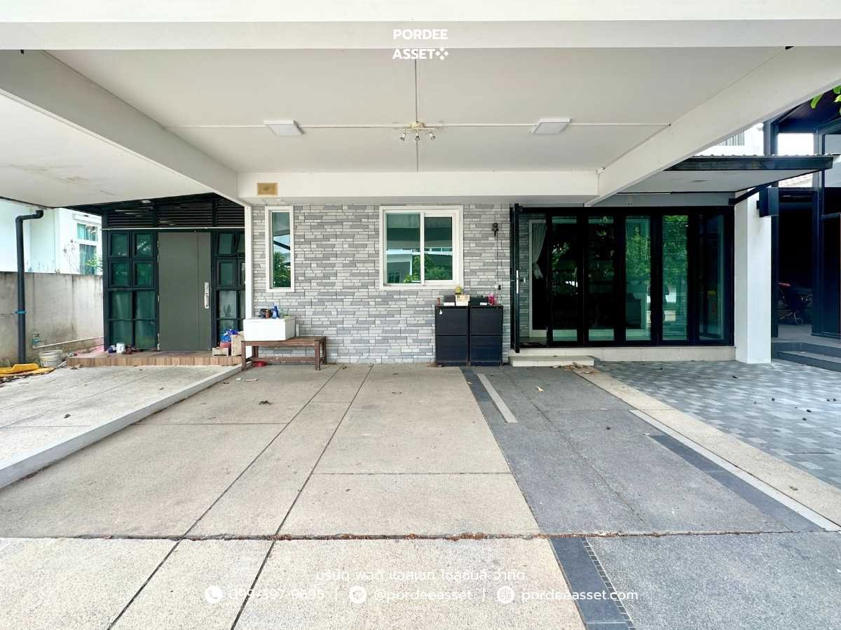 รูป ขาย!! บ้านเดี่ยวหลังใหญ่ มัณฑนา วงแหวน–บางบอน พร้อมส่วนต่อเติมห้องทำงานหรือสตูดิโอ (ขนาด 101 ตร.ว.) บางบอน กทม. - รูปที่ 2/38