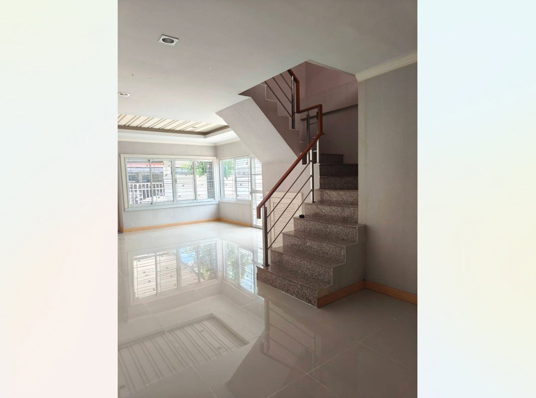 รูป Call : 095-250-9015 บ้านรัชธานี 10 ซอยคู้บอน 27 เขตบางเขน ทาวน์เฮ้าส์ 3 ชั้น แปลงมุม ติดสวน 49 ตารางวา 3 นอน 4 น้ำ ใกล้รถไฟฟ้าสีชมพู สถานีคู้บอน - รูปที่ 6/12